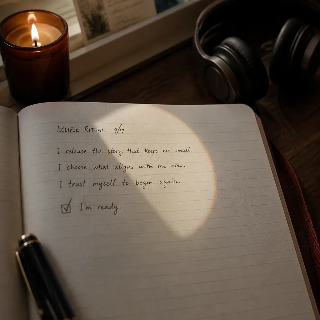 Journal lines written after Dream-Self audio